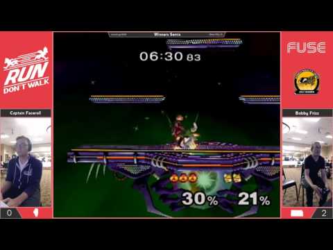Run, Don't Walk | Captain Faceroll vs. Bobby Frizz | W. Semis | Melee Singles