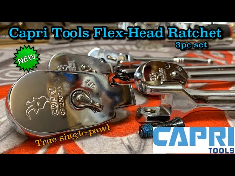 New Capri Tools Flex Head Ratchet 3pc Set Unboxing Teardown