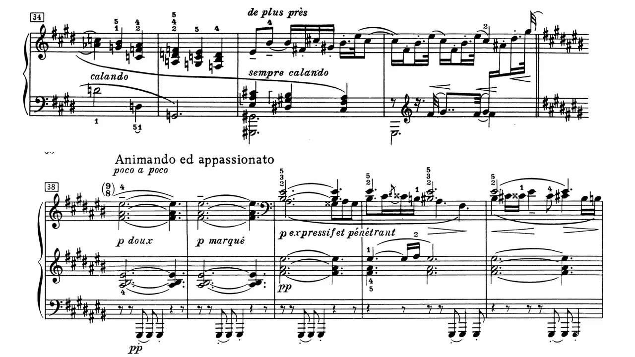 Debussy - Étude 10 pour les sonorités opposées