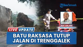 Akses Jalan Nasional Trenggalek-Ponorogo Lumpuh akibat Longsor, Separuh Amblas & Permukaan Rusak