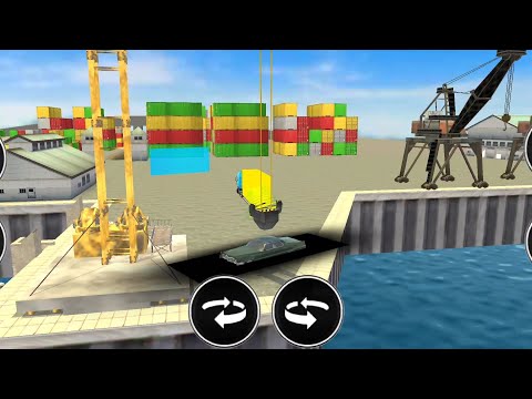 Mengangkut mobil j4tuh ke Air | Delivery truck simulator ❤️ Oyanio Tv