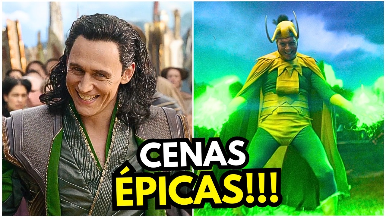 TOP 10 CENAS MAIS ÉPICAS DO LOKI!!!