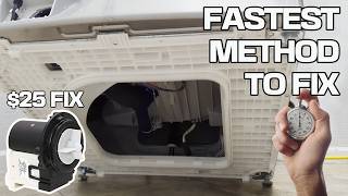 Fastest Way to Replace LG Washer Drain Pump — Repair from Underneath