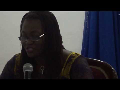 UNFPA Resident Representative madam Victoria Akyeampong at the AWP validation meeting for 7CP