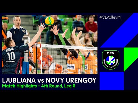 #CLVolleyM | ACH Volley Ljubljana vs Fakel Novy Urengoy - Match Highlights