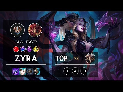 Zyra Top vs Sett - TR Challenger Patch 10.5
