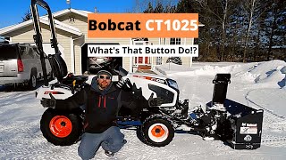 Bobcat CT1025 Controls