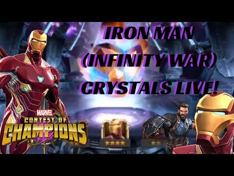 Iron Man Infinity War Crystal Opening!!!