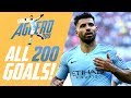 Sergio Agüero All 200 Man City Goals
