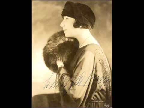 Spanish Soprano Lucrezia Bori ~ Ah, non credea mirarti (1913)