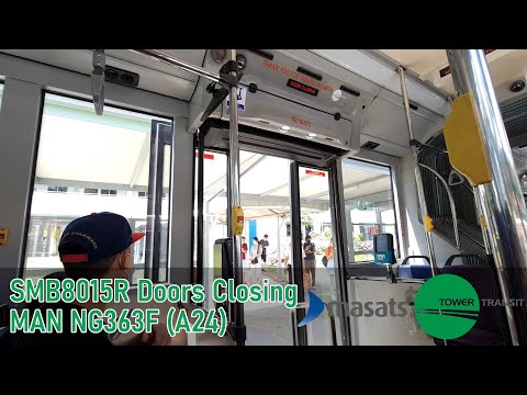 Masats | Tower Transit MAN NG363F (A24) [Gemilang] - SMB8015R Doors Closing