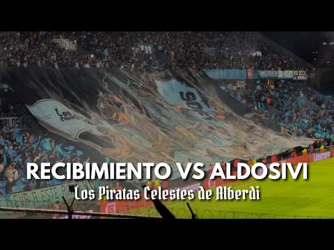 "Recibimiento vs Aldosivi - Apertura 2026" Barra: Los Piratas Celestes de Alberdi &bull; Club: Belgrano