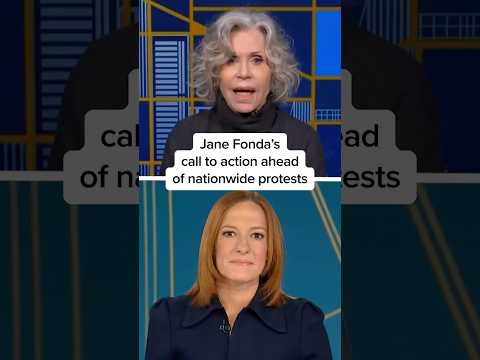 Jane Fonda's call to action ahead of nationwide protests