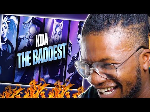 K/DA - THE BADDEST ft. (G)I-DLE, Bea Miller, Wolftyla (Official Lyric) League of Legends (REACTION!)