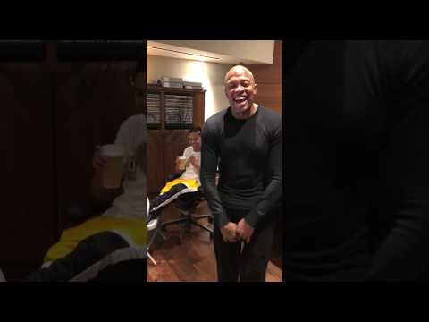 YBN Cordae studio session with Dr. Dre