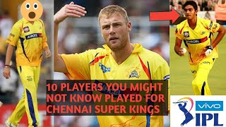 10 Players you might not know played for Chennai Super Kings(CSK)