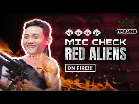 BIGETRON RED ALIENS MIC CHECK | FINALS PMPL SEA | PUBG MOBILE