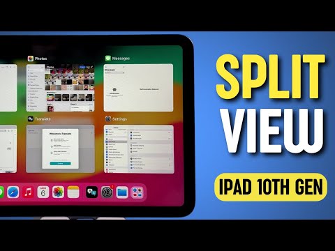 iPad 10th Gen — How to Use Multitask with Split View