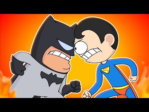♪ BATMAN VS SUPERMAN THE MUSICAL - Animated Parody Song