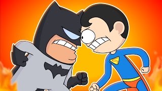 ♪ BATMAN VS SUPERMAN THE MUSICAL - Animated Parody Song