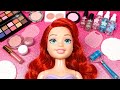ASMR Disney Princess Ariel Skincare Makeup Makeover Relaxing Toy Sounds