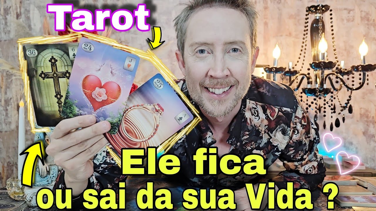 ELE FICA OU SAI DA SUA VIDA ? O Que ele pretende fazer ? Qual o futuro dessa relação ?tarot de hoje
