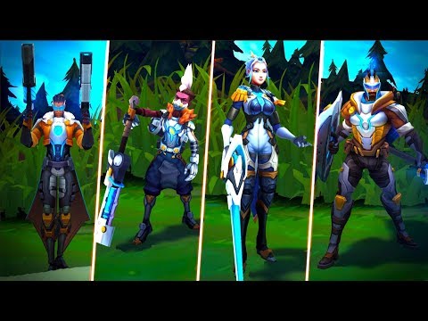 ALL NEW PULSEFIRE 2020 Skins Spotlight - Ekko, Fiora, Lucian, Pantheon - League of Legends