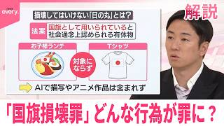 【解説】「国旗損壊罪」自民党部会で法案を大筋了承  どんな行為が罪に？【イチから確認 高市政策】