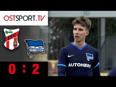 Herthabubis zeigen Meuselwitz die Grenzen auf: ZFC Meuselwitz - Hertha II | RL Nordost | OSTSPORT.TV