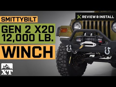 Jeep Wrangler Smittybilt Gen2 X2O 12,000 lb. Winch (1987-2018 YJ, TJ, JK) Review & Install