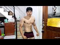 Sweaty Boy Muscle Flexing / Asian Bodybuilder