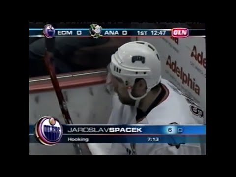 Western Conference Final - Edmonton Oilers @ Mighty Ducks - Game 5 - May 27, 2006 - Jaroslav Spacek