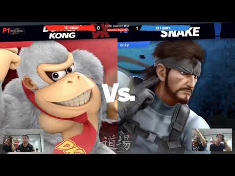 DOJO CIRCUIT #33 - TZ I Hiroy (Marth) VS TZ I Linky (Snake) - SSBU Winners R3