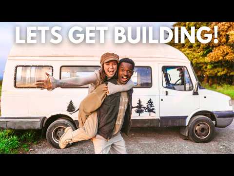 The Van Build Begins! 🚐 | Vanlife Diaries Ep 2