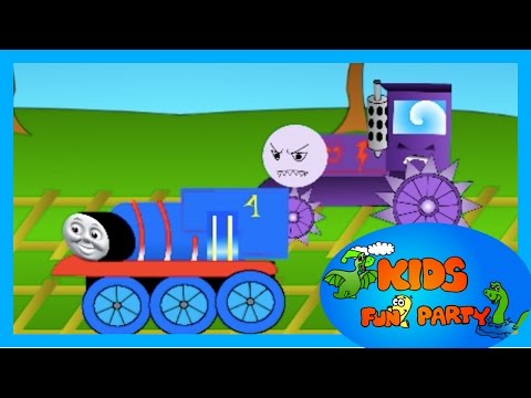 Thomas the tank engine vs. Evil train I Epic Race I Learn vehicles for kids