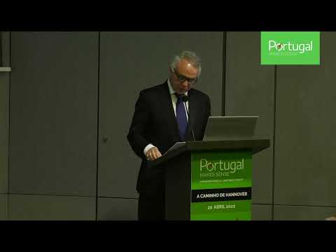 Bernardo Ivo Cruz discursa no evento «A Caminho de Hannover»