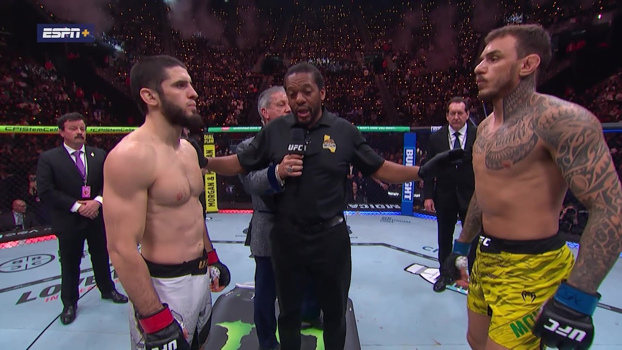 Ислам Махачев vs Ренато Мойкано | Полный бой