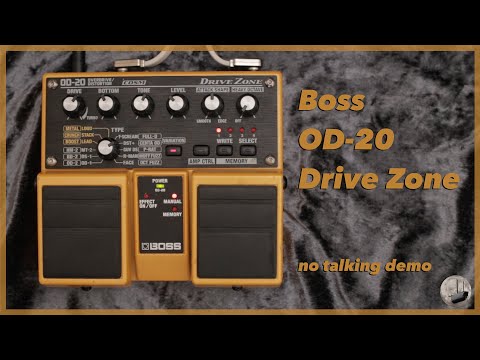 Boss OD-20 - Drive Zone - No Talking Demo