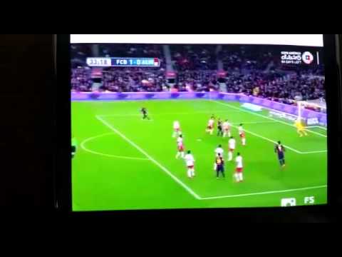 Golazo de Lionel Messi contra el Almería 8/4/2015