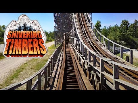 Shivering Timbers HD Front Seat On Ride POV & Review CCI Michigan's Adventure