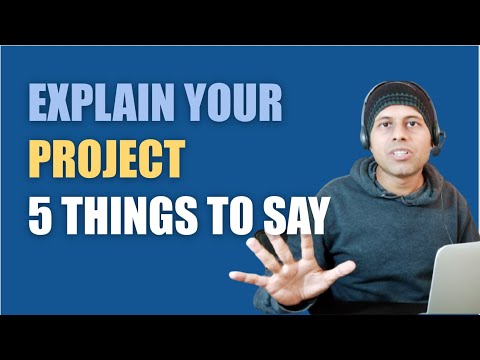 #AskRaghav | How to explain your project in an interview | 5 Points |