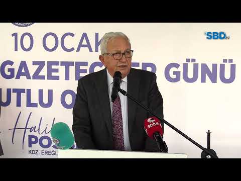 KDZ.EREĞLİ BELEDİYESİ, ÇALIŞAN GAZETECİLER GÜNÜ’NÜ KUTLADI