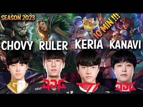 Chovy, Ruler, Keria, Kanavi in the SAME TEAM - ARAM GAME 10 Minutes!!! - Patch 13.18
