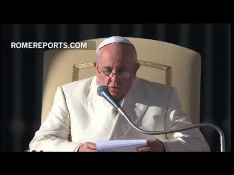 La catequesis del Papa y el saludo a San Lorenzo