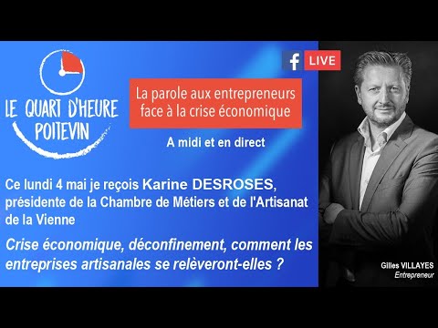 [#LeQuartdHeurePoitevin] Lundi 4 mai 2020 à 12h 19e émission