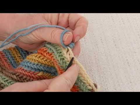 ALLFIBERARTS: Nalbinding - Mammen Stitch - Step by step how to do the Mammen stitch #mammen