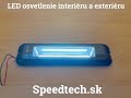 LED osvetlenie interiéru / exteriéru automobilu - 26x 1W SMD LED / čierne / 10-30V / IP67 / ECE R10 (207x52mm) - Video Youtube