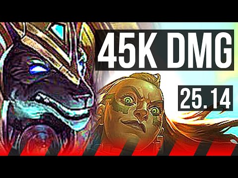 NASUS vs ILLAOI (TOP) | 45k DMG, 12/3/4 | EUW Master | 25.14