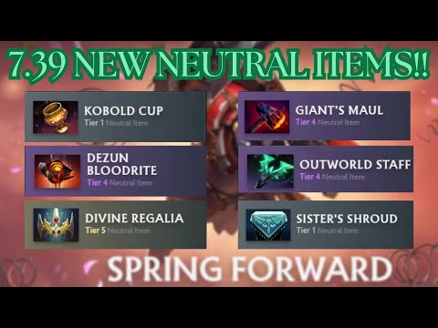 Dota 2 | Patch 7.39 New Neutral Items