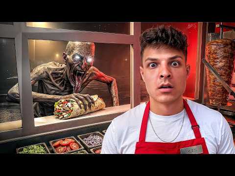Nunca debí servir comida a ESTA criatura... | Shawarma Kiosk Roblox